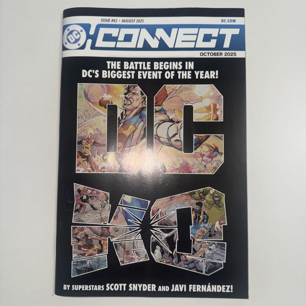 DC Connect #63 NM 2025 Stock Image Scott Snyder Javi Fernandez